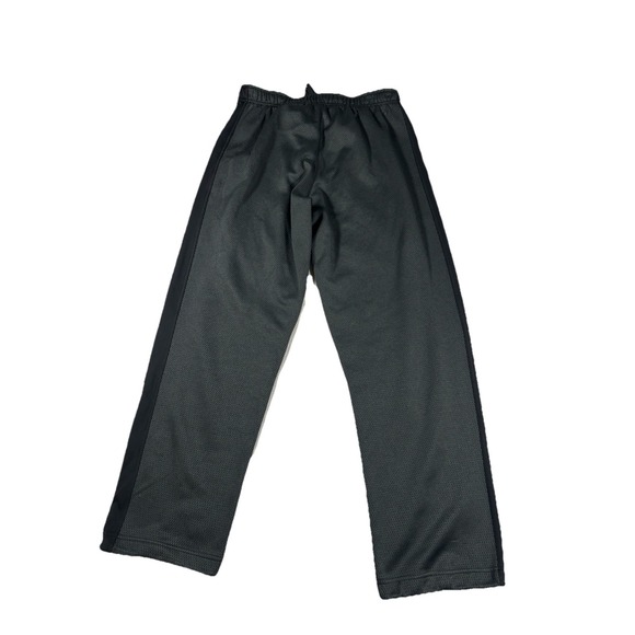 Nike Therma-Fit Sweatpants Mens Medium Black Grey Adjustable Fleece Atheltic - Picture 2 of 7